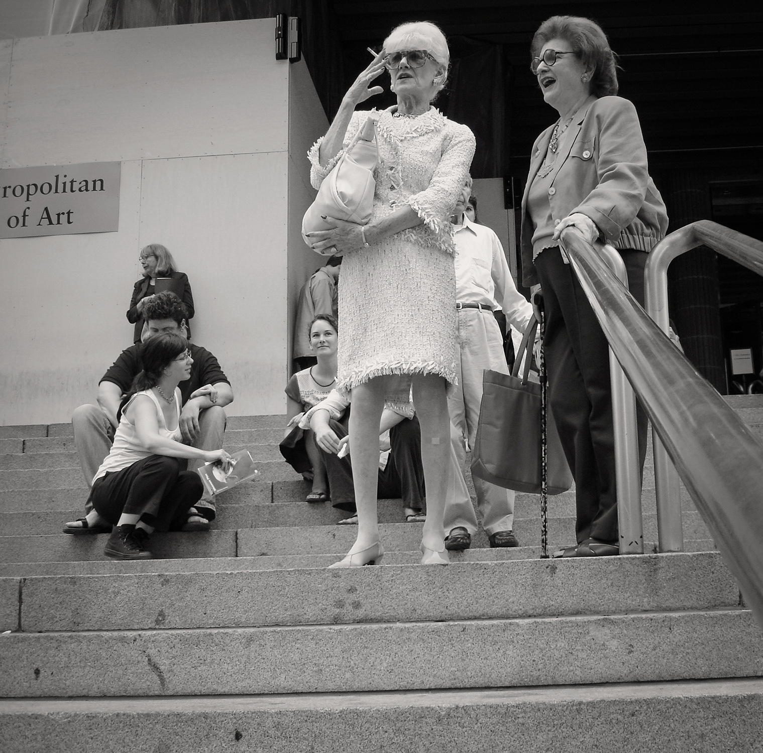 Christoph Radke, New York City, two elderly ladies, 2005